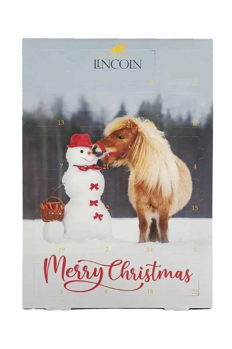 Lincoln Snowman Horse Advent Calendar