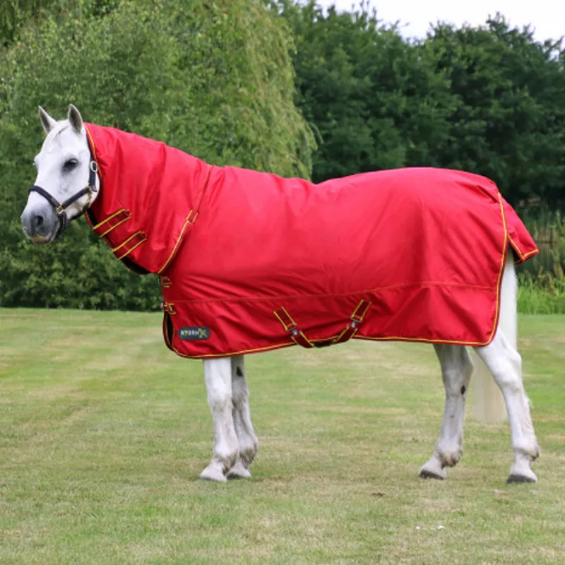 Hy Equestrian StormX Original 200 Combi Turnout Rug in Red/Dark R