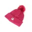 Aubrion One Size Fleece Lined Bobble Hat in Cerise