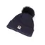 Aubrion One Size Fleece Lined Bobble Hat in Ink