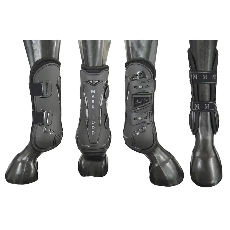 Mark Todd Air Vent Tendon Boot in Black