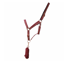 Hy Equestrian Rose Glitter Head Collar and Lead Rope Set in Burgundy