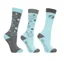 Hy Equestrian Dynamizs Ecliptic 3-pack Socks in Mint/Grey