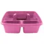 Perry Equestrian Three Compartment Tack Room Tidy Tray in Pink