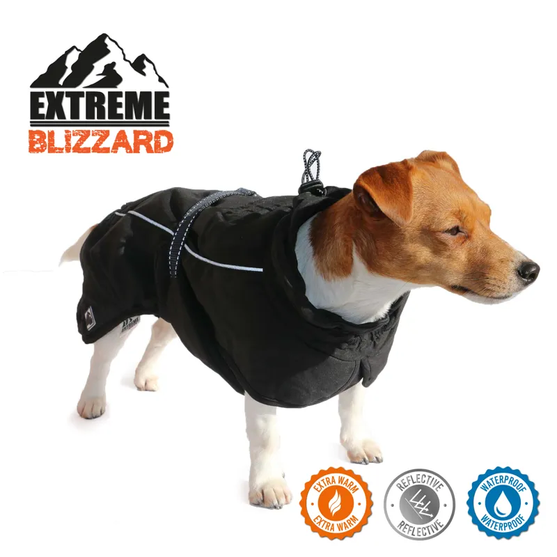 Ancol Extreme Blizzard Dog Coat in Black Medium-2