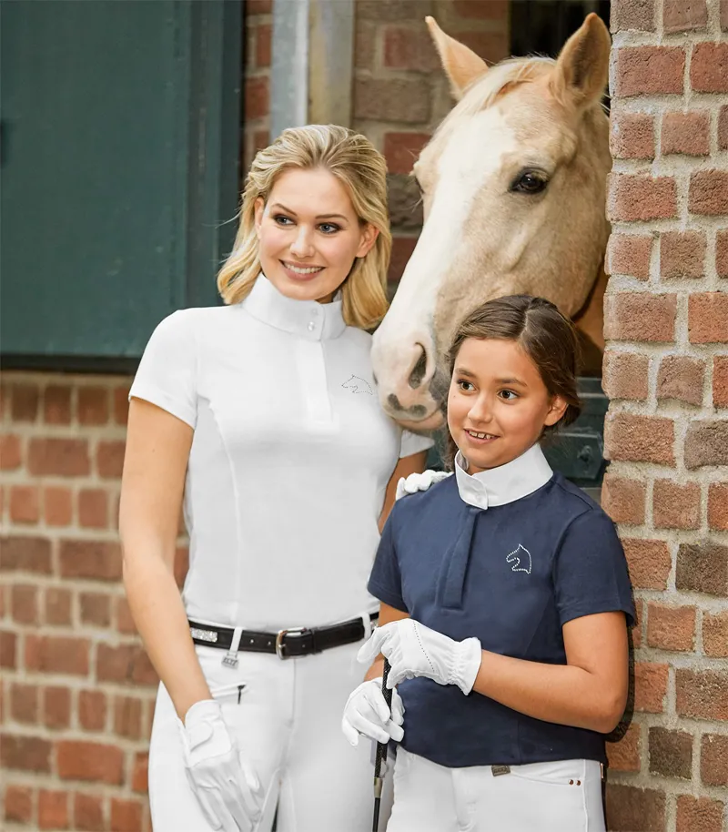 Waldhausen Laura Competition Shirt in Blue-2