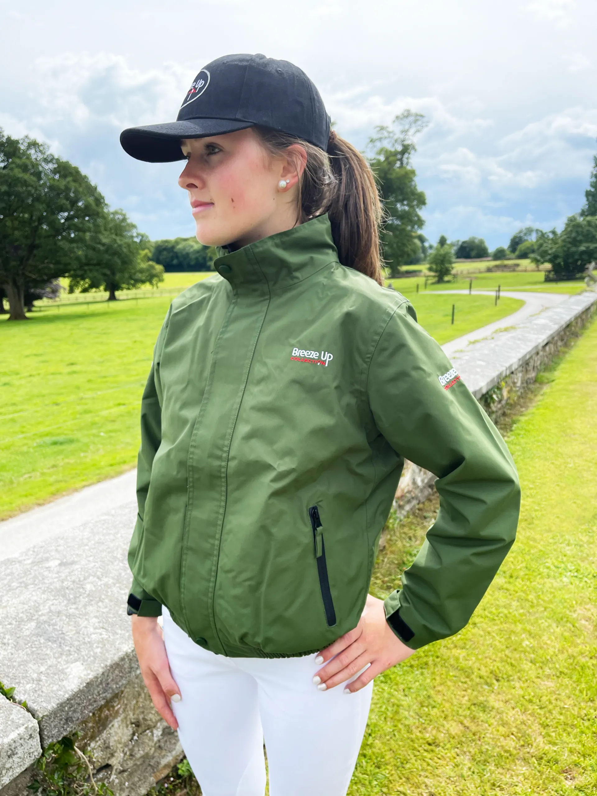 Green summer jacket store