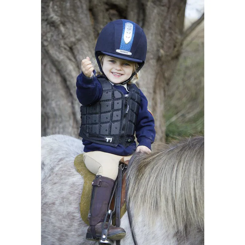 Champion TI22 Titanium Kids Body Protector in Black