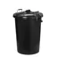 ProStable 85l Dustbin w/Locking Lid in Black