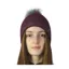 Hy Equestrian Synergy Diamante Bobble Hat in Fig
