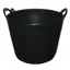 ProStable 26l Flexi Feed Tub in Black